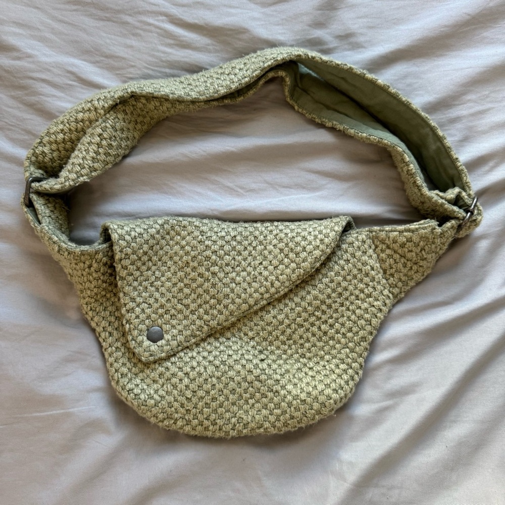 Rare Free People Matcha Green Kinsley Knit Sling